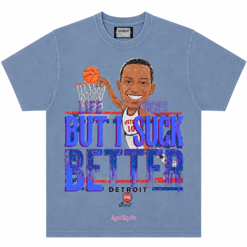 Life Sucks - Tee - Light Blue - front
