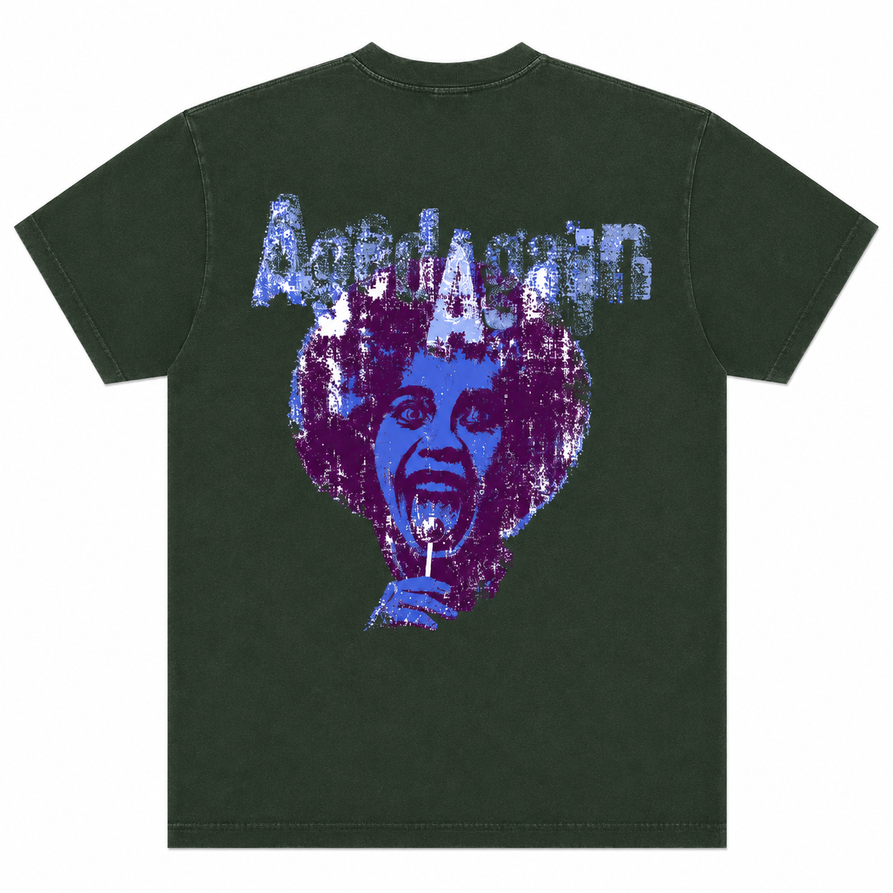 Life Sucks - Tee - Forest Green - back