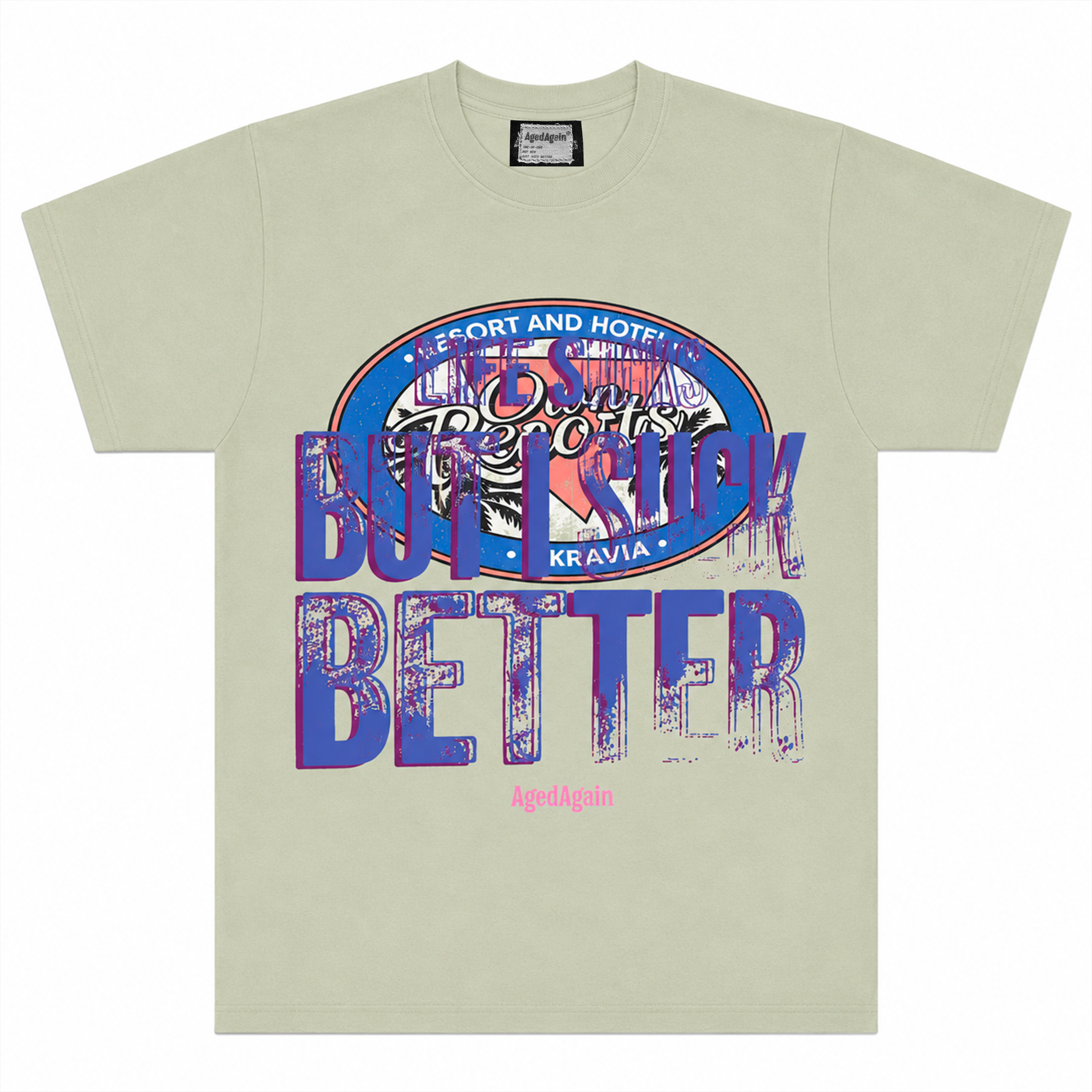 Life Sucks - Tee - Mint - front