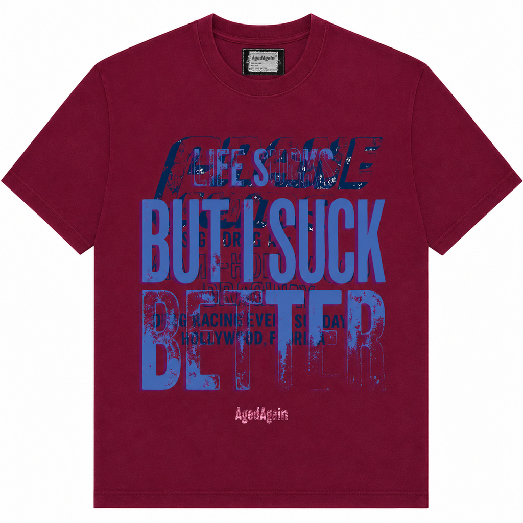 Life Sucks - Tee - Red