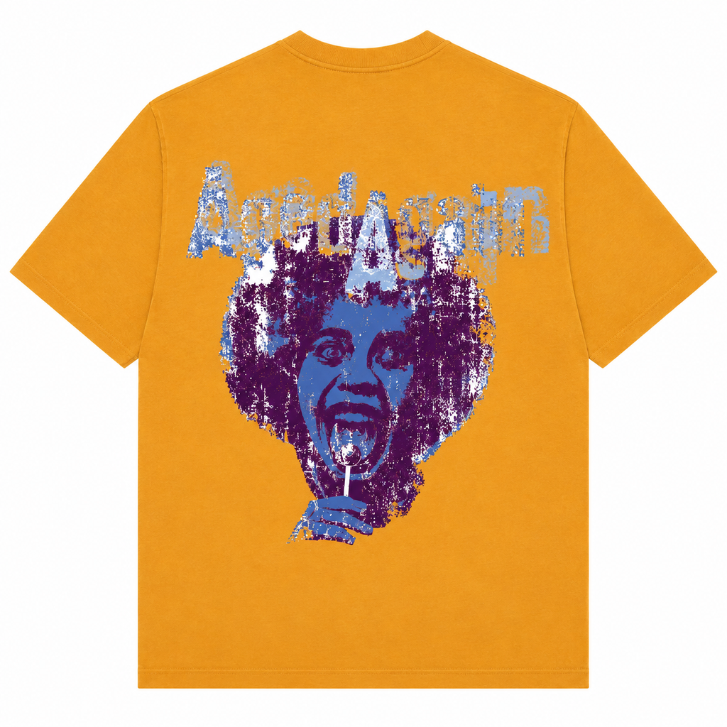 Life Sucks - Tee - Orange - back