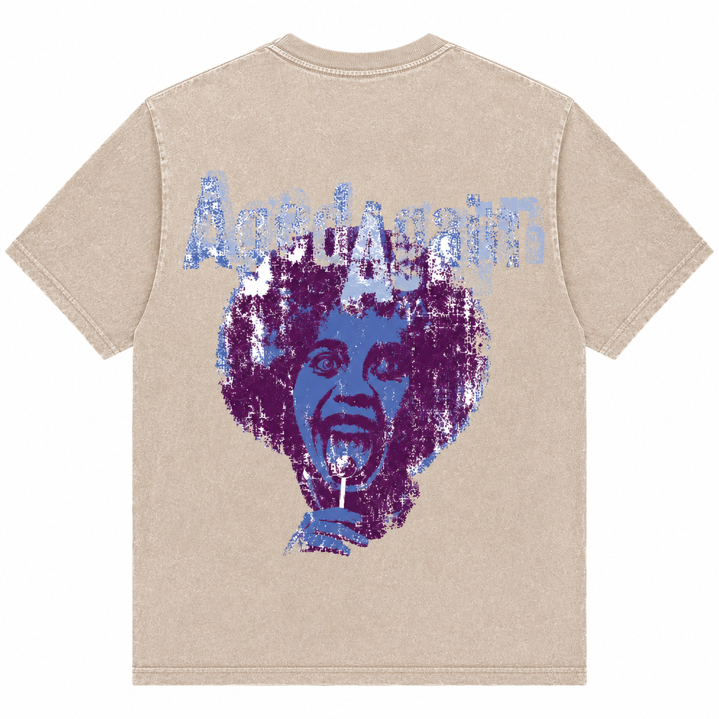 Life Sucks - Tee - Beige - back