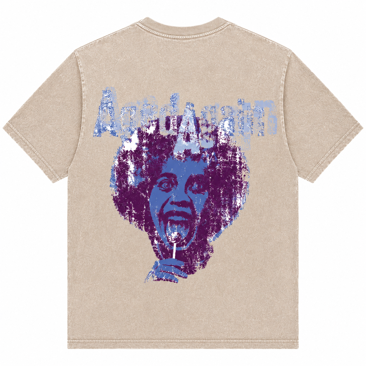 Life Sucks - Tee - Beige - back