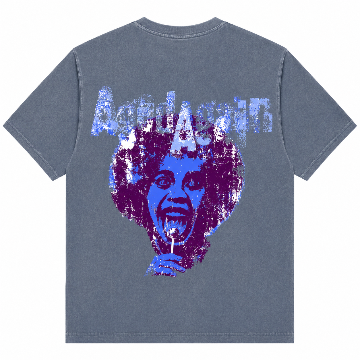 Life Sucks - Tee - Steel Blue - back