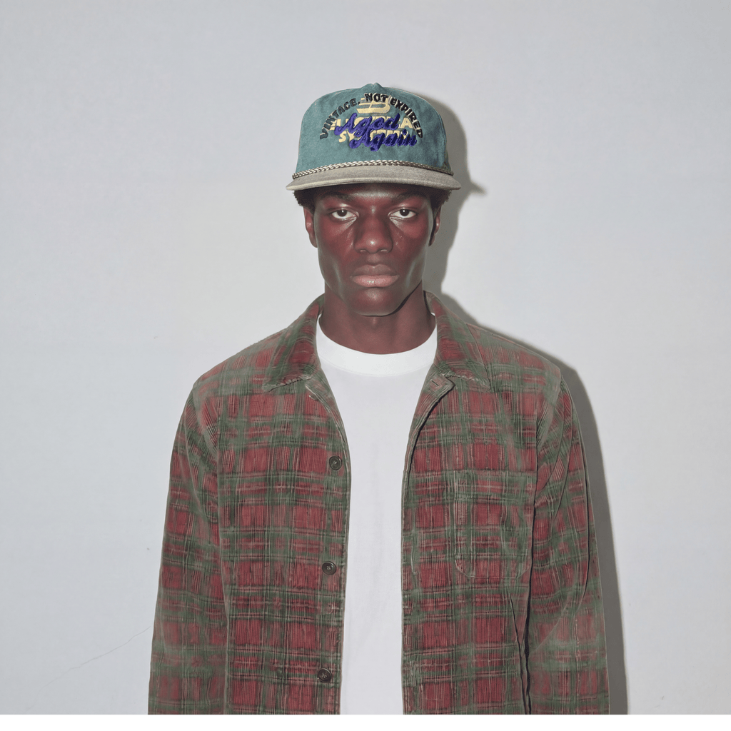 Age with Grace vintage reworked cap streetwear styled — AgedAgain