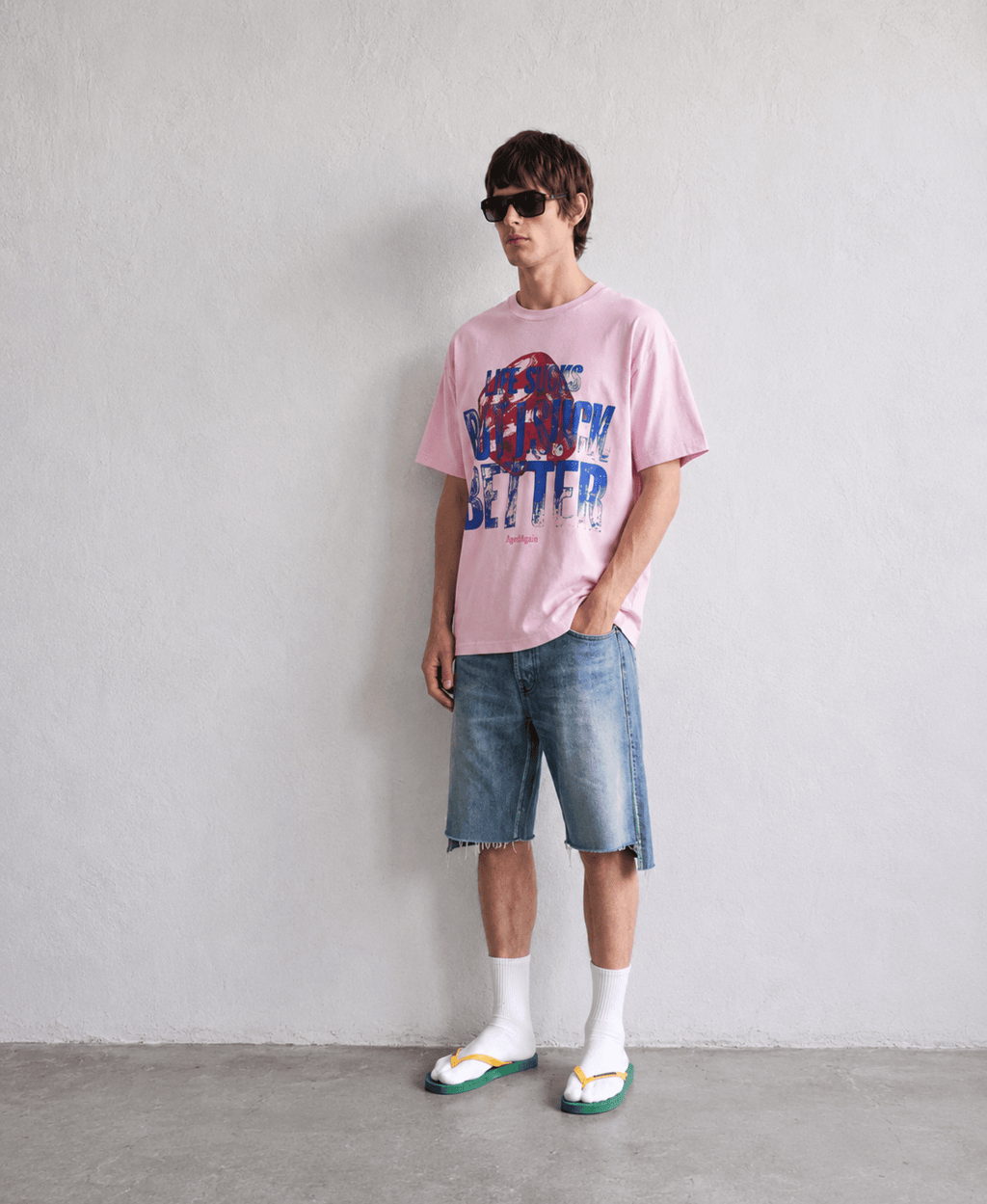 Life Sucks - Tee - Mint - AgedAgain